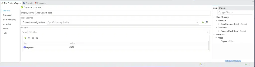 How to Instrument a Legacy Mule App with OpenTelemetry 6 add custom tag